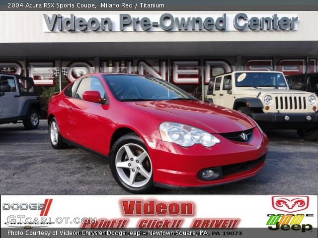2004 Acura RSX Sports Coupe in Milano Red
