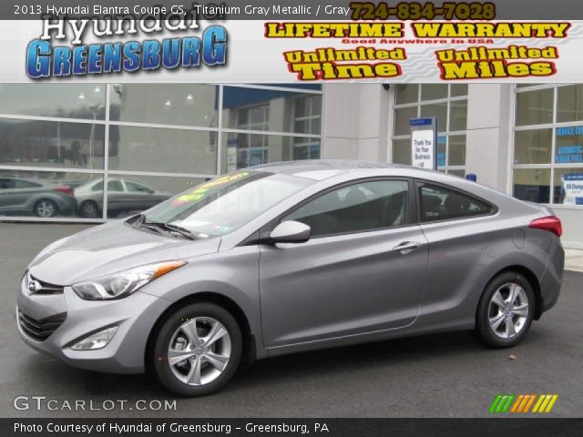 2013 Hyundai Elantra Coupe GS in Titanium Gray Metallic