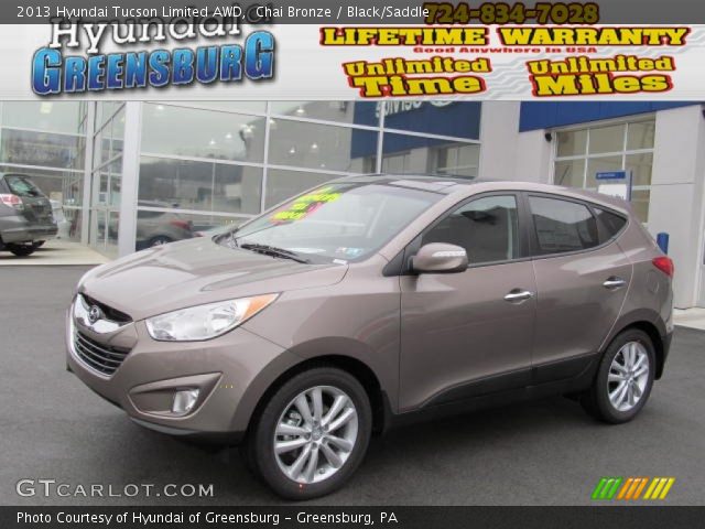 2013 Hyundai Tucson Limited AWD in Chai Bronze