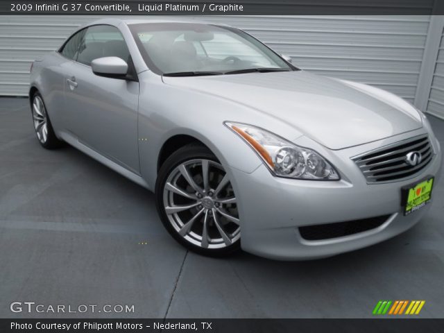 2009 Infiniti G 37 Convertible in Liquid Platinum
