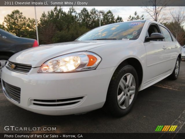 2011 Chevrolet Impala LS in Summit White