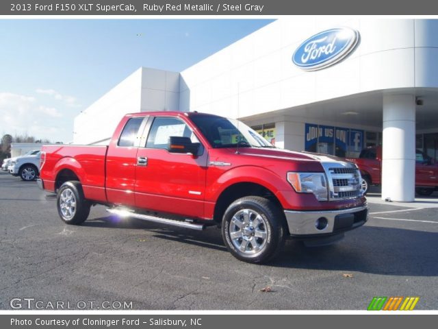 2013 Ford F150 XLT SuperCab in Ruby Red Metallic