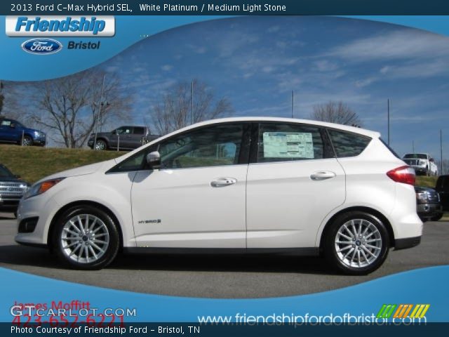 2013 Ford C-Max Hybrid SEL in White Platinum