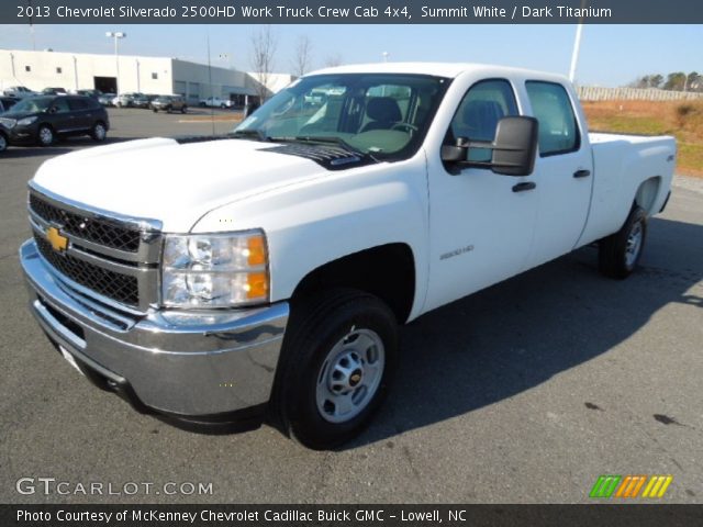 2013 Chevrolet Silverado 2500HD Work Truck Crew Cab 4x4 in Summit White