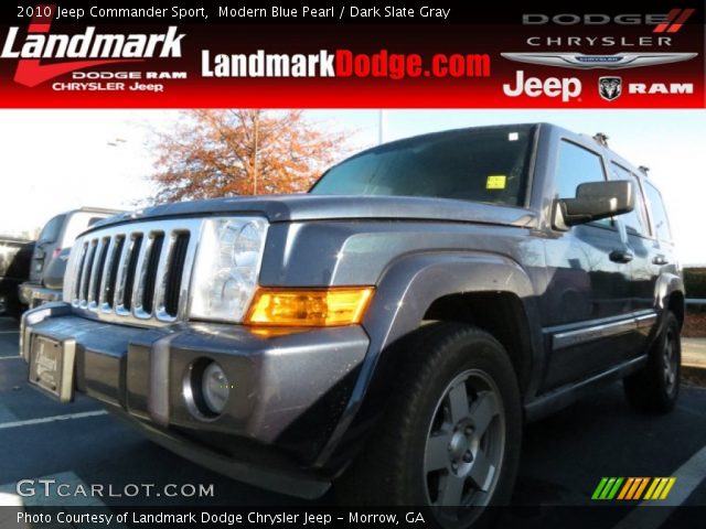2010 Jeep Commander Sport in Modern Blue Pearl