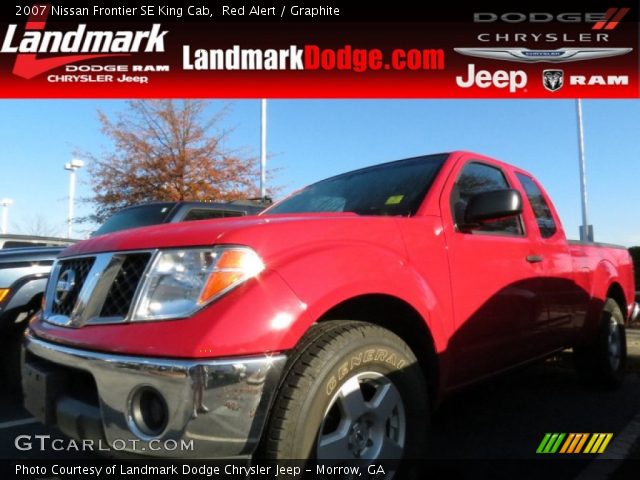 2007 Nissan Frontier SE King Cab in Red Alert