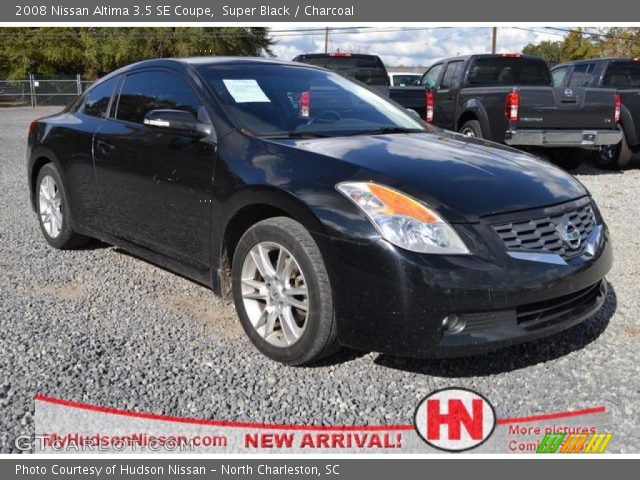 2008 Nissan Altima 3.5 SE Coupe in Super Black