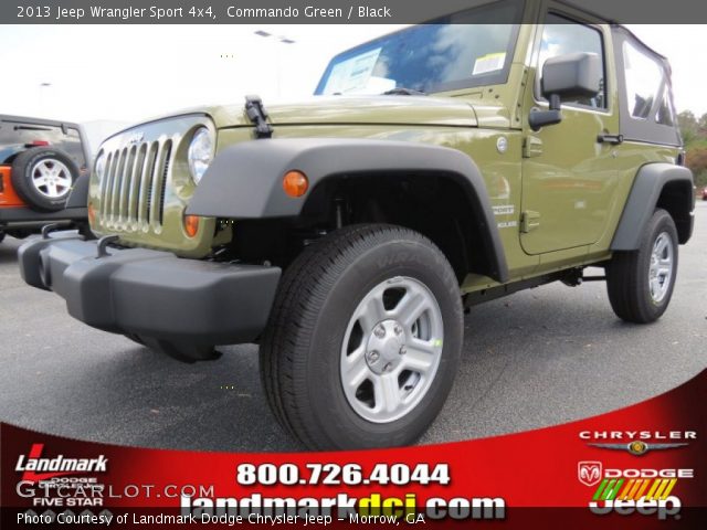 2013 Jeep Wrangler Sport 4x4 in Commando Green