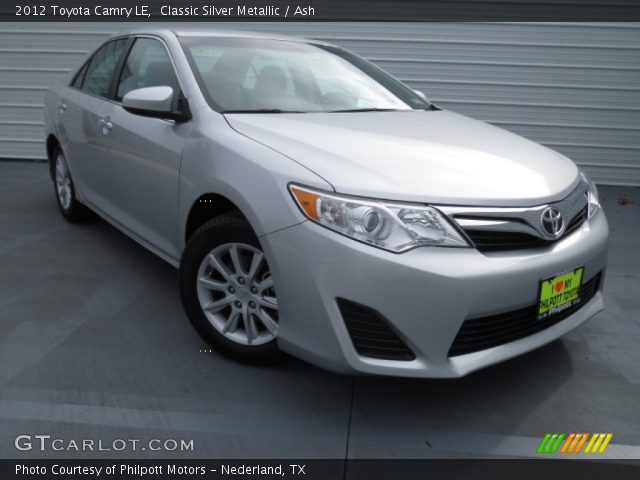 2012 Toyota Camry LE in Classic Silver Metallic