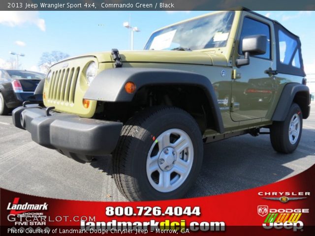 2013 Jeep Wrangler Sport 4x4 in Commando Green
