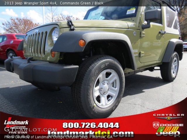 2013 Jeep Wrangler Sport 4x4 in Commando Green