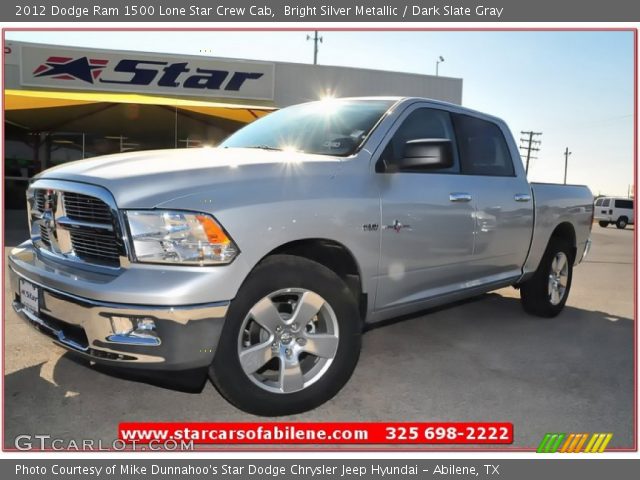 2012 Dodge Ram 1500 Lone Star Crew Cab in Bright Silver Metallic