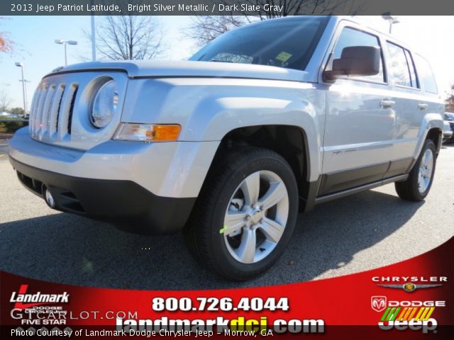 2013 Jeep Patriot Latitude in Bright Silver Metallic