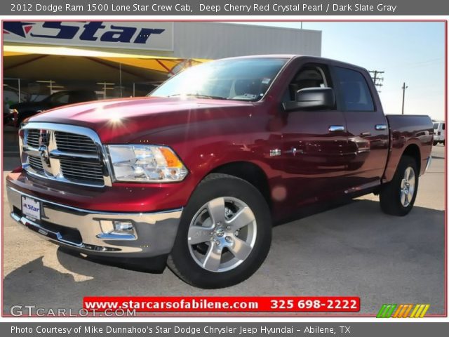 2012 Dodge Ram 1500 Lone Star Crew Cab in Deep Cherry Red Crystal Pearl