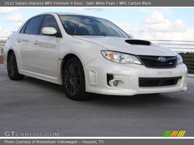 2012 Subaru Impreza WRX Premium 4 Door in Satin White Pearl