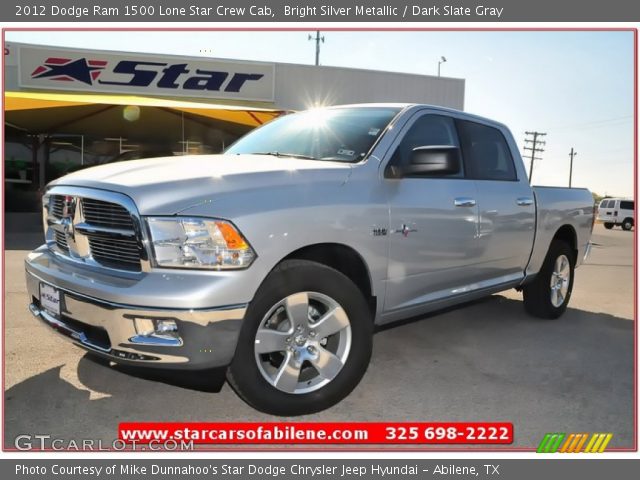2012 Dodge Ram 1500 Lone Star Crew Cab in Bright Silver Metallic