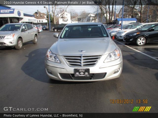 2010 Hyundai Genesis 4.6 Sedan in Platinum Metallic
