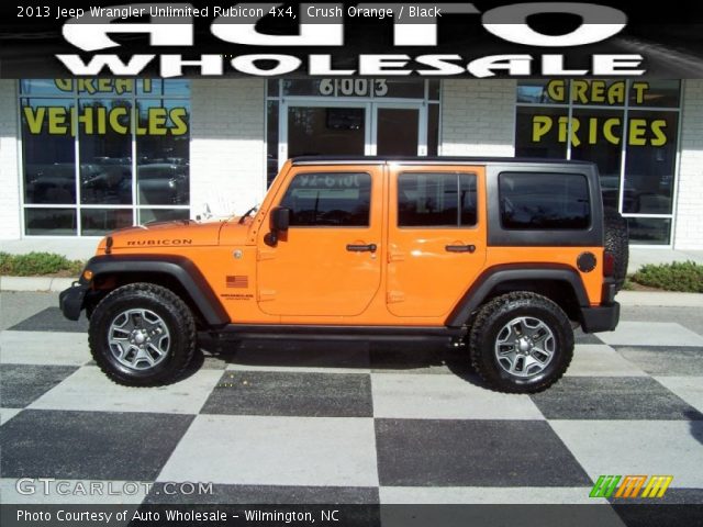 2013 Jeep Wrangler Unlimited Rubicon 4x4 in Crush Orange