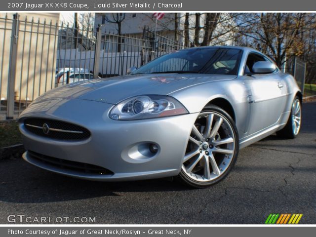 2007 Jaguar XK XK8 Coupe in Liquid Silver Metallic