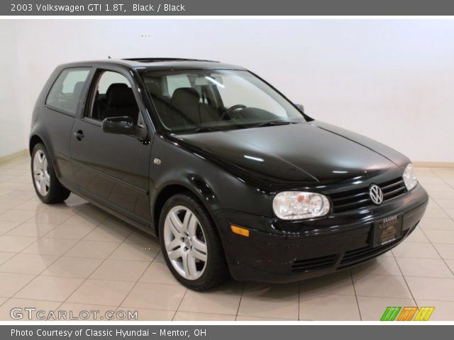 2003 Volkswagen GTI 1.8T in Black