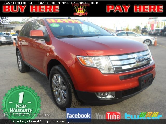 2007 Ford Edge SEL in Blazing Copper Metallic