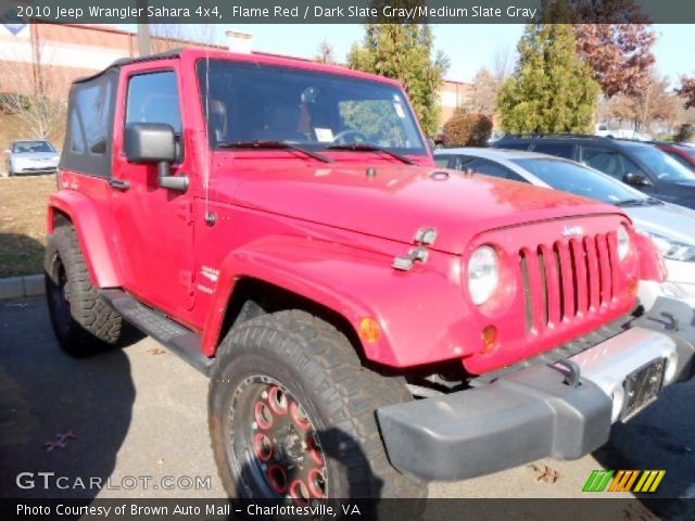 2010 Jeep Wrangler Sahara 4x4 in Flame Red