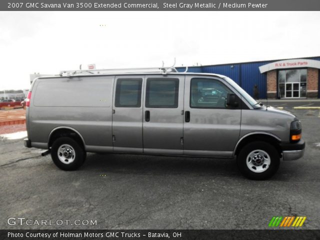 2007 GMC Savana Van 3500 Extended Commercial in Steel Gray Metallic