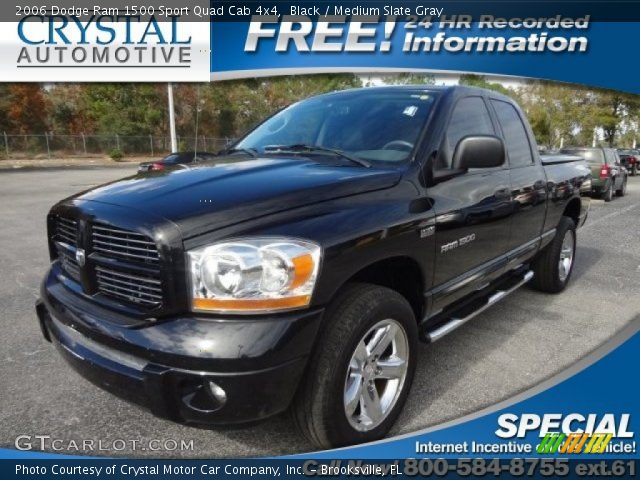2006 Dodge Ram 1500 Sport Quad Cab 4x4 in Black