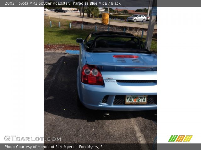 2003 Toyota MR2 Spyder Roadster in Paradise Blue Mica