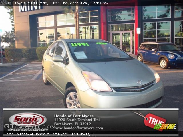 2007 Toyota Prius Hybrid in Silver Pine Green Mica