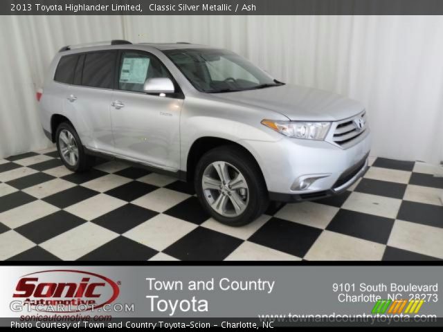 2013 Toyota Highlander Limited in Classic Silver Metallic