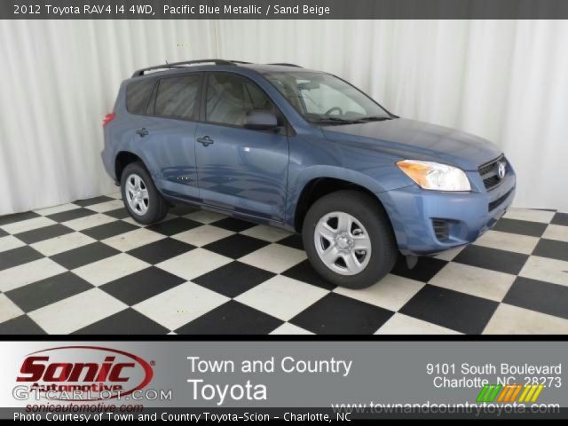 2012 Toyota RAV4 I4 4WD in Pacific Blue Metallic