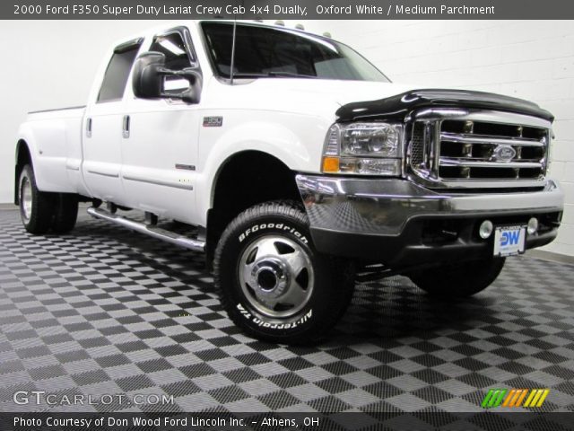 2000 Ford F350 Super Duty Lariat Crew Cab 4x4 Dually in Oxford White