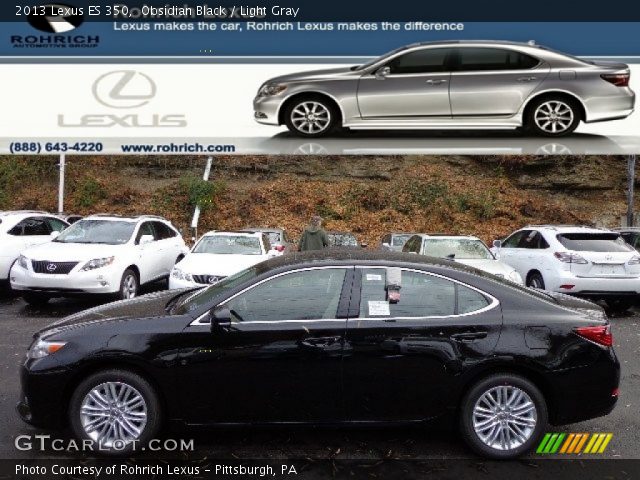 2013 Lexus ES 350 in Obsidian Black