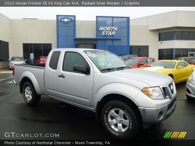 2010 Nissan Frontier SE V6 King Cab 4x4 in Radiant Silver Metallic