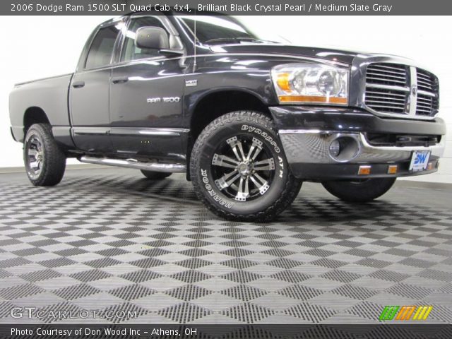 2006 Dodge Ram 1500 SLT Quad Cab 4x4 in Brilliant Black Crystal Pearl