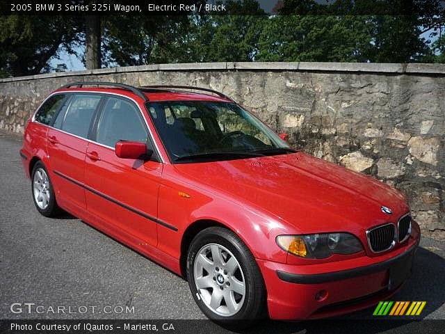 2005 BMW 3 Series 325i Wagon in Electric Red