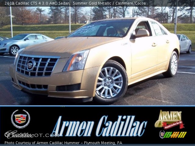 2013 Cadillac CTS 4 3.0 AWD Sedan in Summer Gold Metallic