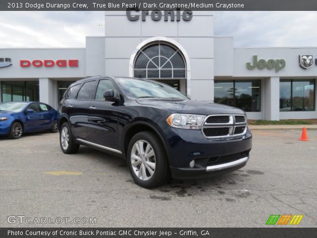2013 Dodge Durango Crew in True Blue Pearl