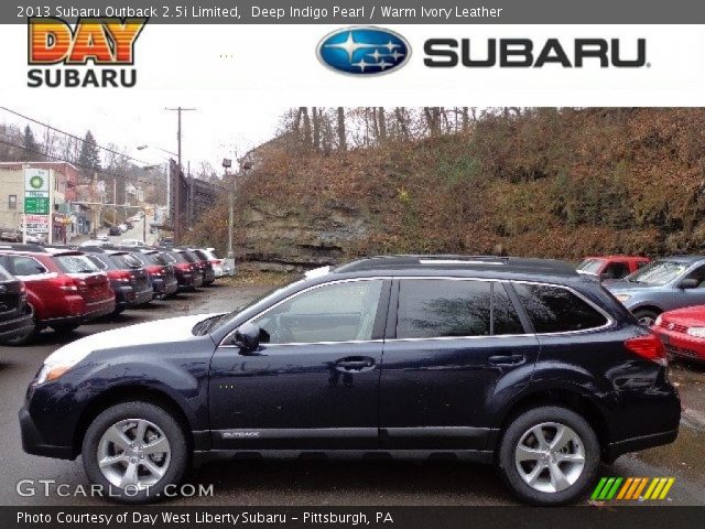 2013 Subaru Outback 2.5i Limited in Deep Indigo Pearl