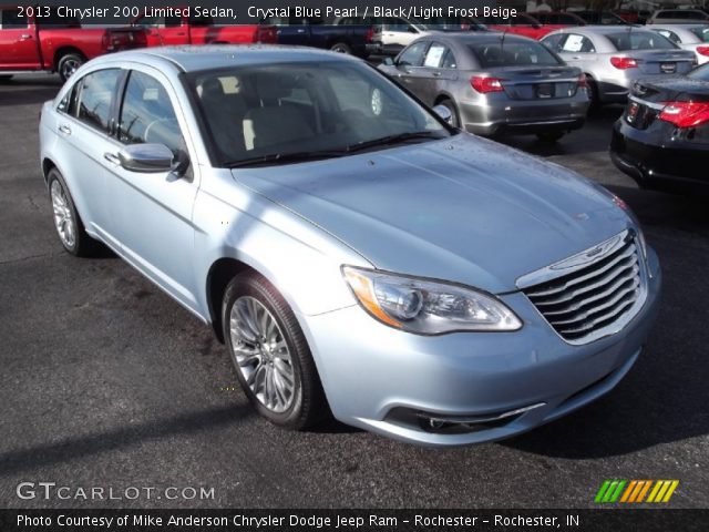 2013 Chrysler 200 Limited Sedan in Crystal Blue Pearl
