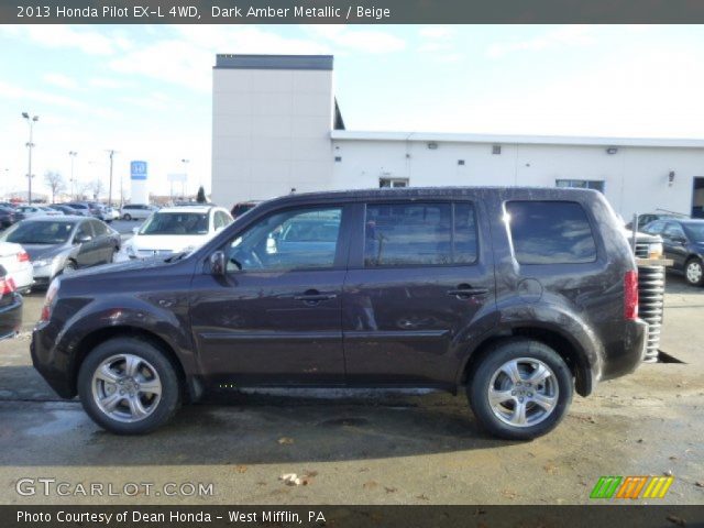 2013 Honda Pilot EX-L 4WD in Dark Amber Metallic