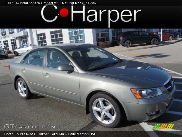 2007 Hyundai Sonata Limited V6 in Natural Khaki