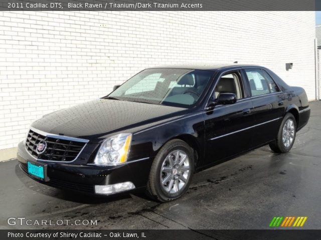 2011 Cadillac DTS  in Black Raven