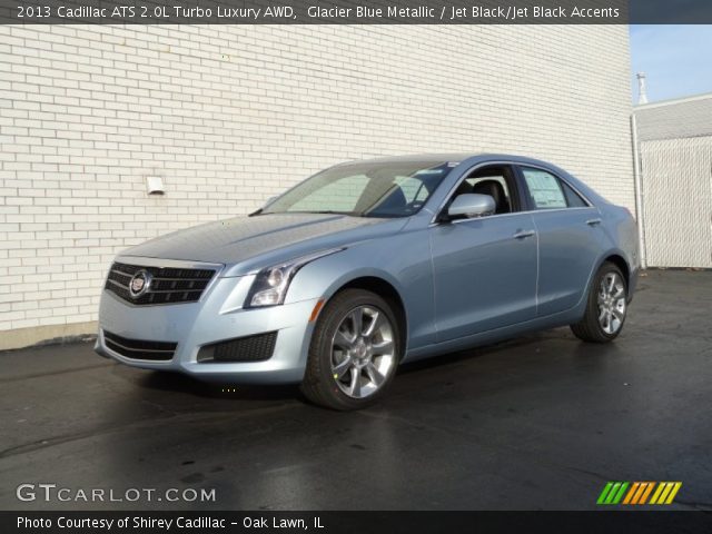 2013 Cadillac ATS 2.0L Turbo Luxury AWD in Glacier Blue Metallic