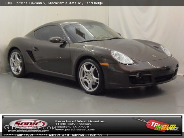 2008 Porsche Cayman S in Macadamia Metallic