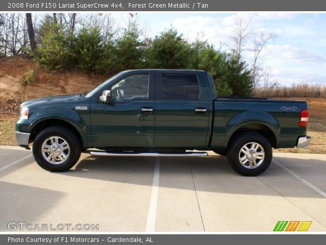 2008 Ford F150 Lariat SuperCrew 4x4 in Forest Green Metallic