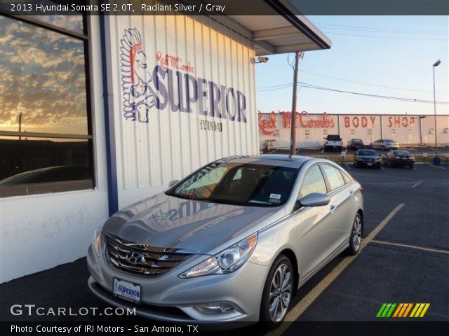 2013 Hyundai Sonata SE 2.0T in Radiant Silver