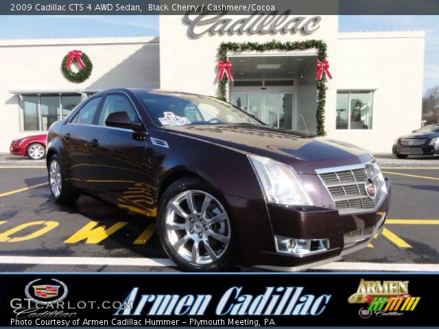 2009 Cadillac CTS 4 AWD Sedan in Black Cherry
