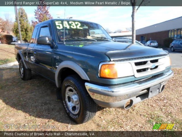 1996 Ford Ranger XLT SuperCab 4x4 in Medium Willow Pearl Metallic